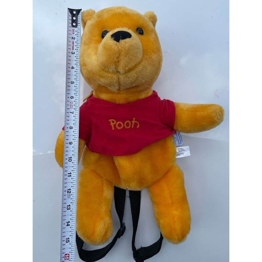 Vintage Disney Winnie The Pooh Plush Backpack Bag 16” LNC HTF - Picture 4 of 7